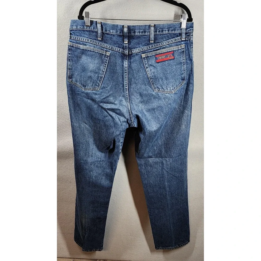 Wrangler 20X Jeans Mens 38x34 Denim Western Five Pocket Zip‎ Fly Straight Leg